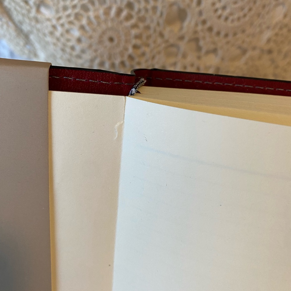 Journal Red Leatherette - Picture 3 of 5